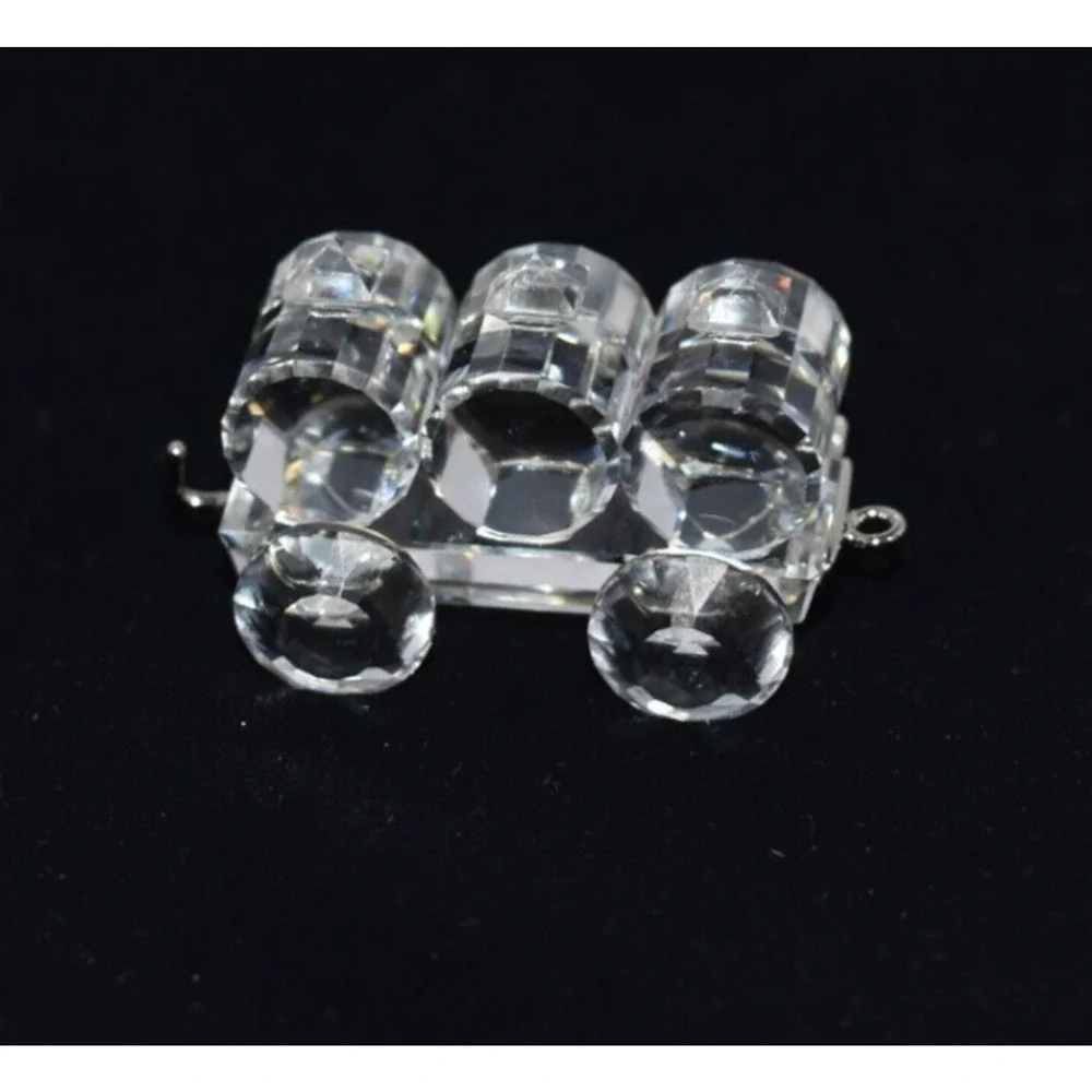 Swarovski Crystal Train Petrol Wagon Figurine 